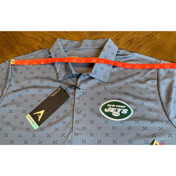 New York Jets Men's Antigua Embroidered Polo Size L - Picture 11 of 11